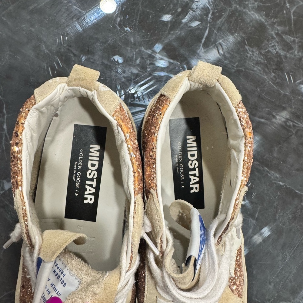 Golden Goose Mid Star Glitter Sneakers - Picture 11 of 11